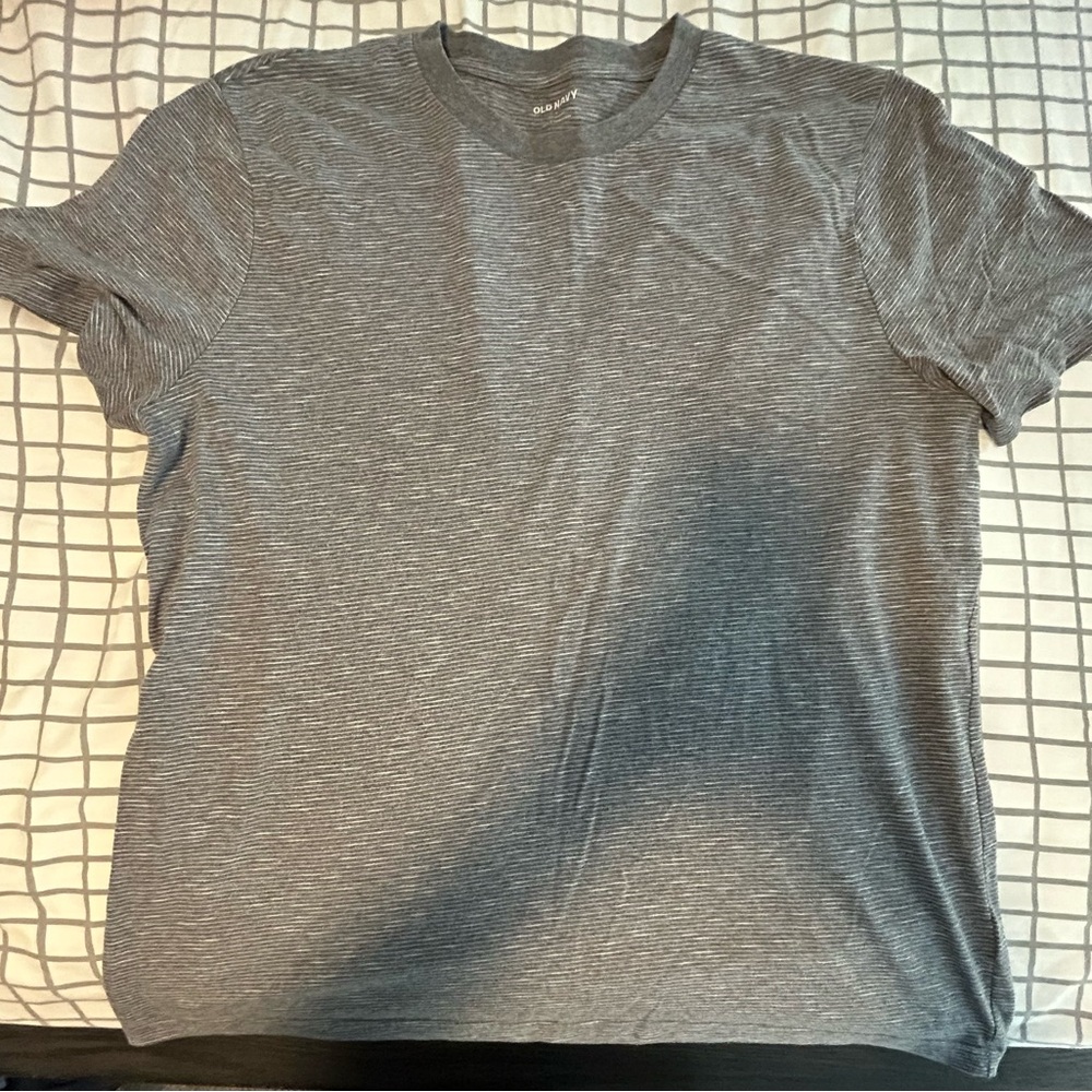 Old Navy Charcoal Striped Tee